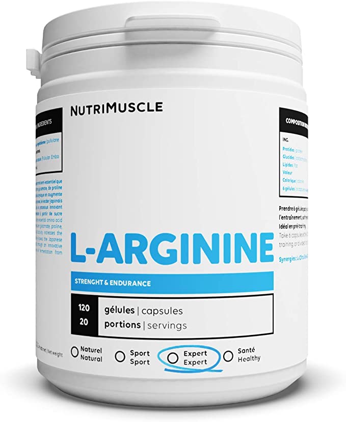 arginine musculation Nutrimuscle